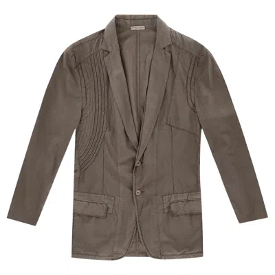 Pre-owned Bottega Veneta Cotton Jacket In Gray