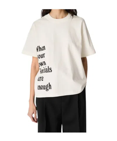 Bottega Veneta T-shirt Aus Baumwolljersey