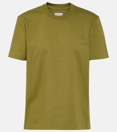 Bottega Veneta Cotton Jersey T-shirt In Green
