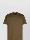 Bottega Veneta Cotton Jersey T-shirt Patch Detail In Brown