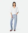 Bottega Veneta T-shirt Aus Baumwolljersey In White