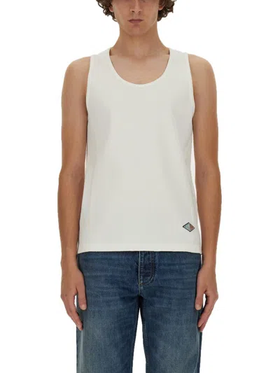 Bottega Veneta Rib Jersey Tank Top In White
