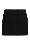 Bottega Veneta Front-pockets Mini Pencil Skirt In Black
