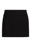 Bottega Veneta Front-pockets Mini Pencil Skirt In Black