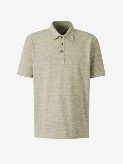 Bottega Veneta Cotton Mottled Polo
