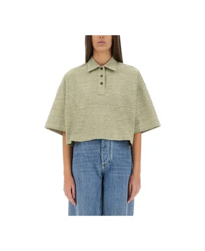 Bottega Veneta Cotton Pique Polo Shirt
