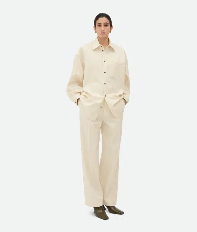 Bottega Veneta Cotton Poplin Shirt In Toile