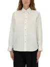 Bottega Veneta Cotton Poplin Shirt In White