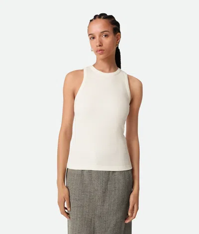 BOTTEGA VENETA COTTON RIB JERSEY TANK TOP