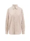 Bottega Veneta Cotton Shirt In Multi