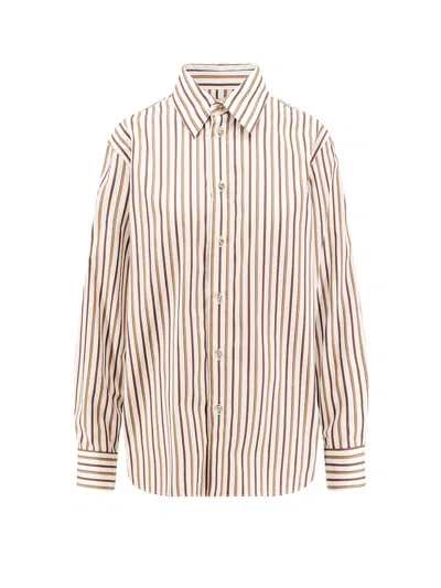 Bottega Veneta Cotton Shirt In Multi