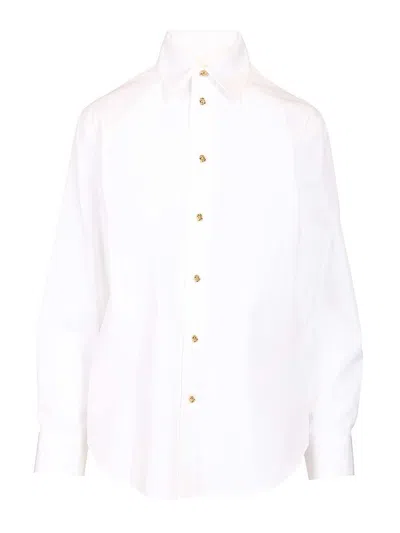 Bottega Veneta Cotton Shirt Shirts White