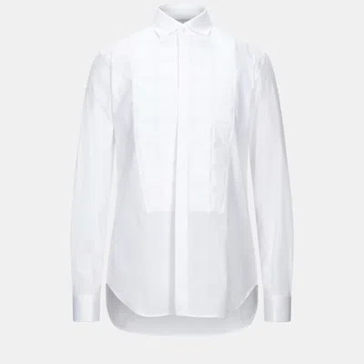 Pre-owned Bottega Veneta Cotton Shirts39 In White