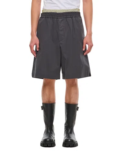 Bottega Veneta Cotton Shorts In Grey