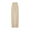 Bottega Veneta Cotton Silk Trousers In Beige