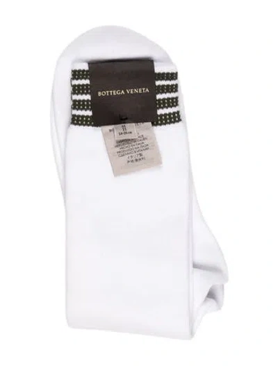 Pre-owned Bottega Veneta Cotton Socks W/tags In White