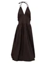 Bottega Veneta Cotton Spalline Dress .