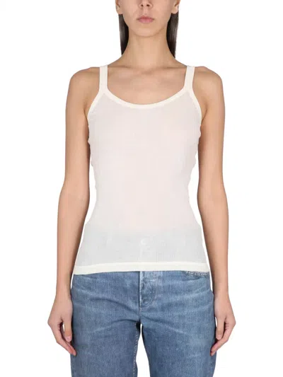 Bottega Veneta Cotton Tops In Neutral