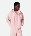 Bottega Veneta Cotton Twill Blouson Jacket With Packable Hood In Pink