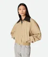 Bottega Veneta Blouson Aus Baumwolltwill In Beige