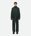 Bottega Veneta Cotton Twill Jacket In Brown
