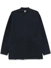 Bottega Veneta Cotton Twill Overshirt In Blue
