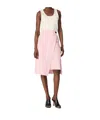 Bottega Veneta Skirt Twill Button Detail Slit Wrap Design In Pink