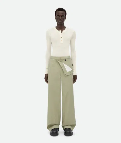 Bottega Veneta Hose Aus Baumwolltwill In Travertine