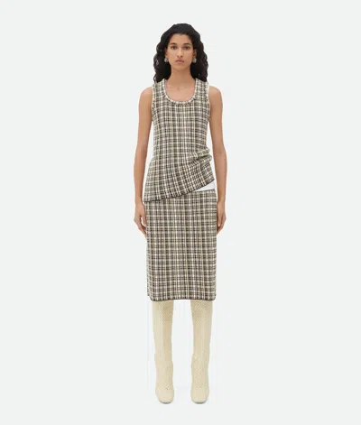 Bottega Veneta Bottega  Veneta Cotton Viscose Check Top In Multicolor