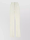 BOTTEGA VENETA COTTON WIDE-LEG TROUSERS WITH HIGH WAIST AND BUTTON ACCENTS