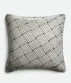 Bottega Veneta Cashmere Cushion With Intreccio Motif In Grey