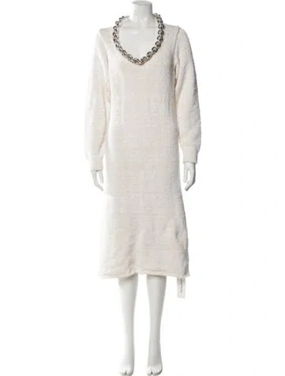 Pre-owned Bottega Veneta Cowl Neck Sweater In Neutral