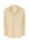Bottega Veneta Women Cream Cotton Blend Shirt