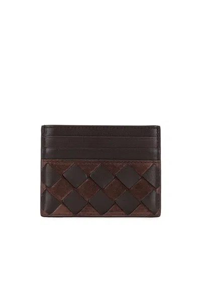Bottega Veneta Credit Card Case In Brown