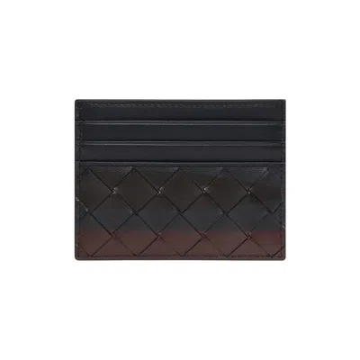 Pre-owned Bottega Veneta Credit Card Case 'midnight' | Blue | Men's Size Onesize