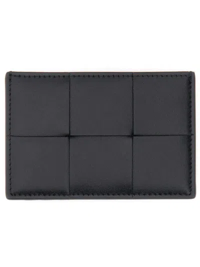 Bottega Veneta Credit Card Holder "cassette" In Black