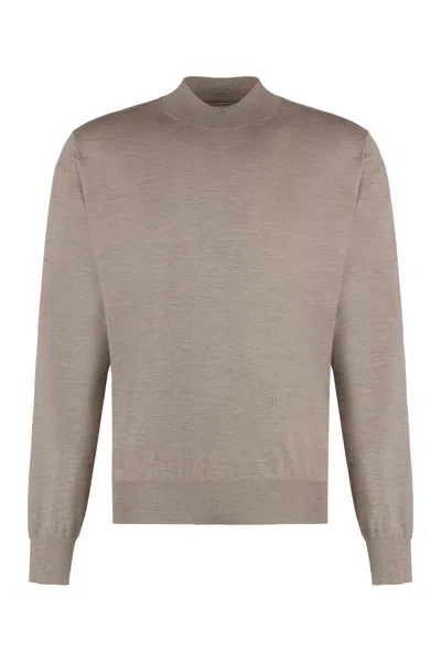 Bottega Veneta Cashmere Crew-neck Sweater For Men In Brown