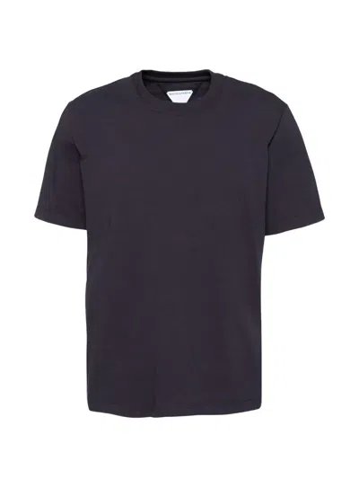 Pre-owned Bottega Veneta Crew-neck Cotton T-shirt In Black