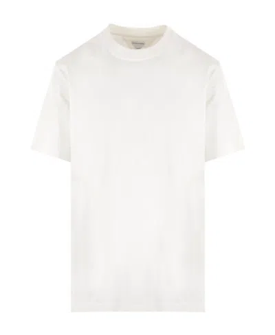 Bottega Veneta Crew-neck Cotton T-shirt In White