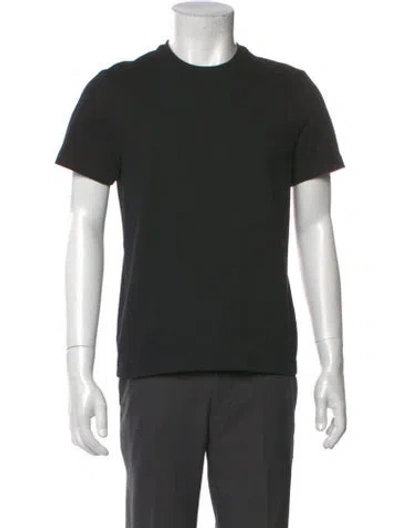 Pre-owned Bottega Veneta Crew Neck Short Sleeve T-shirt In Black