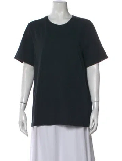 Pre-owned Bottega Veneta Crew Neck Short Sleeve T-shirt In Black