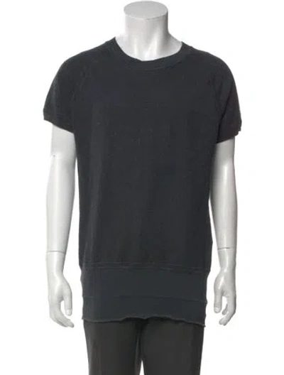 Pre-owned Bottega Veneta Crew Neck Short Sleeve T-shirt In Gray