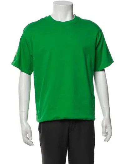 Pre-owned Bottega Veneta Crew Neck Short Sleeve T-shirt In Green