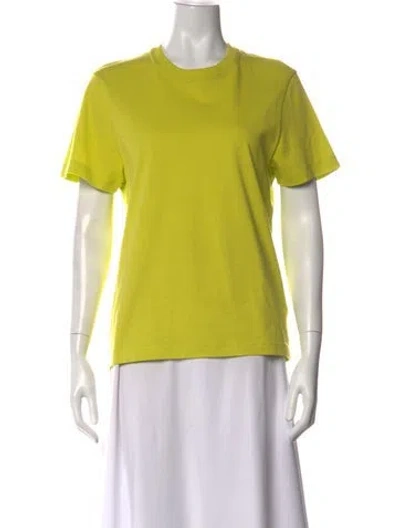 Pre-owned Bottega Veneta Crew Neck Short Sleeve T-shirt In Green