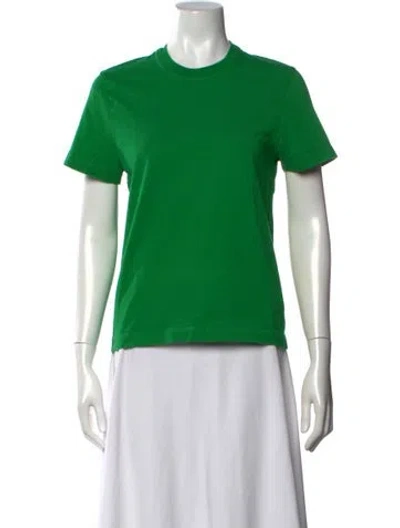 Pre-owned Bottega Veneta Crew Neck Short Sleeve T-shirt In Green