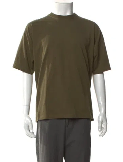 Pre-owned Bottega Veneta Crew Neck Short Sleeve T-shirt W/ Tags In Green