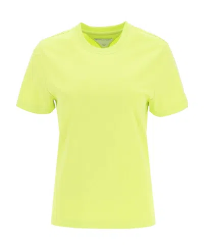 Bottega Veneta Crew-neck Short-sleeved T-shirt In Green