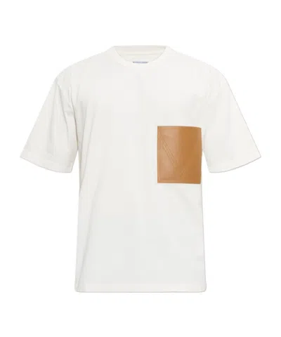 Bottega Veneta Crew Neck Short-sleeved T-shirt In White