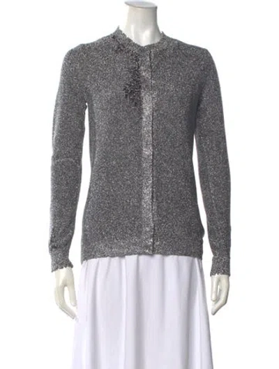 Pre-owned Bottega Veneta Crew Neck Sweater In Gray
