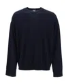 Bottega Veneta Crew-neck Wool Jumper In Blue